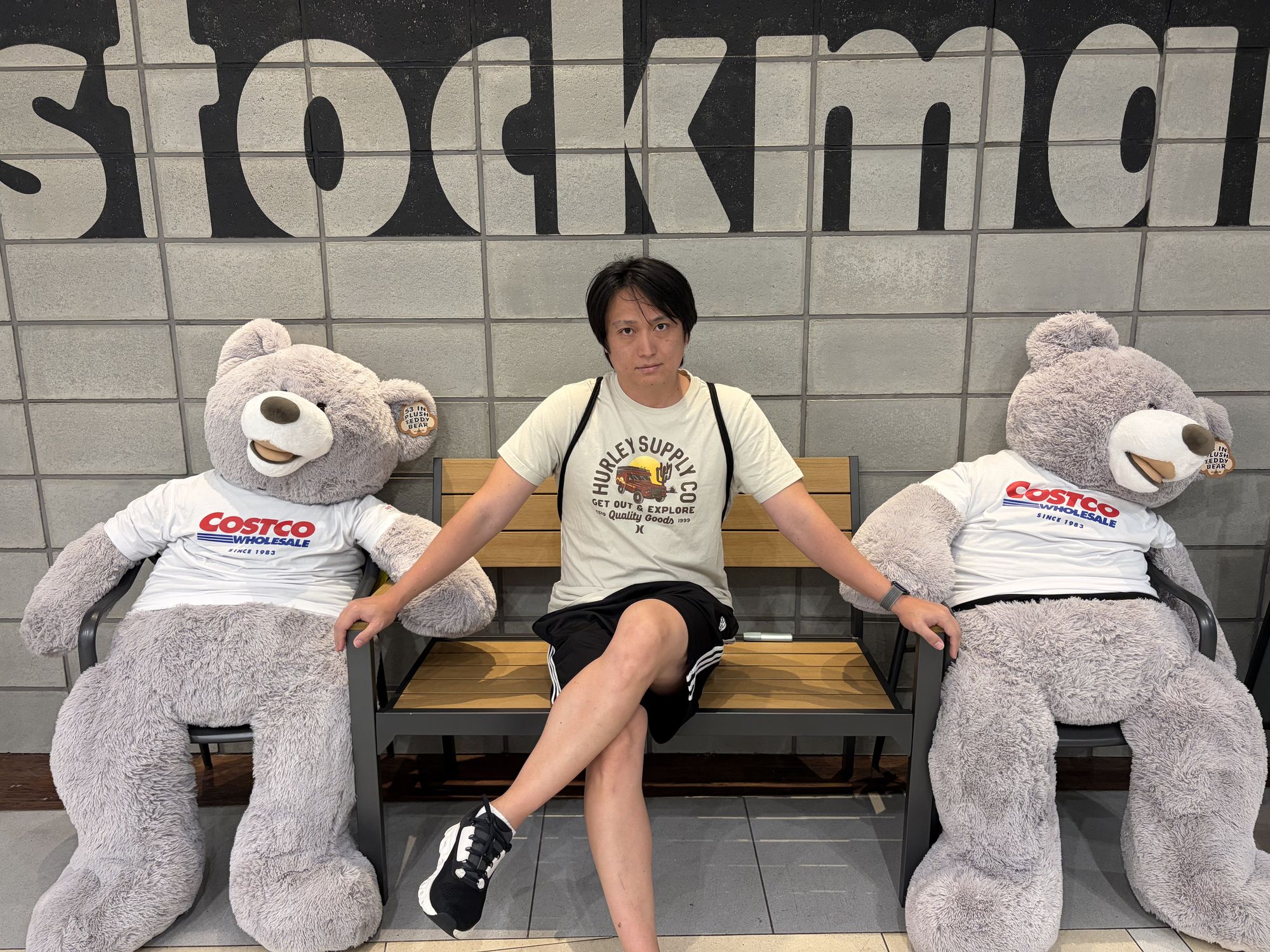 大きなテディベア