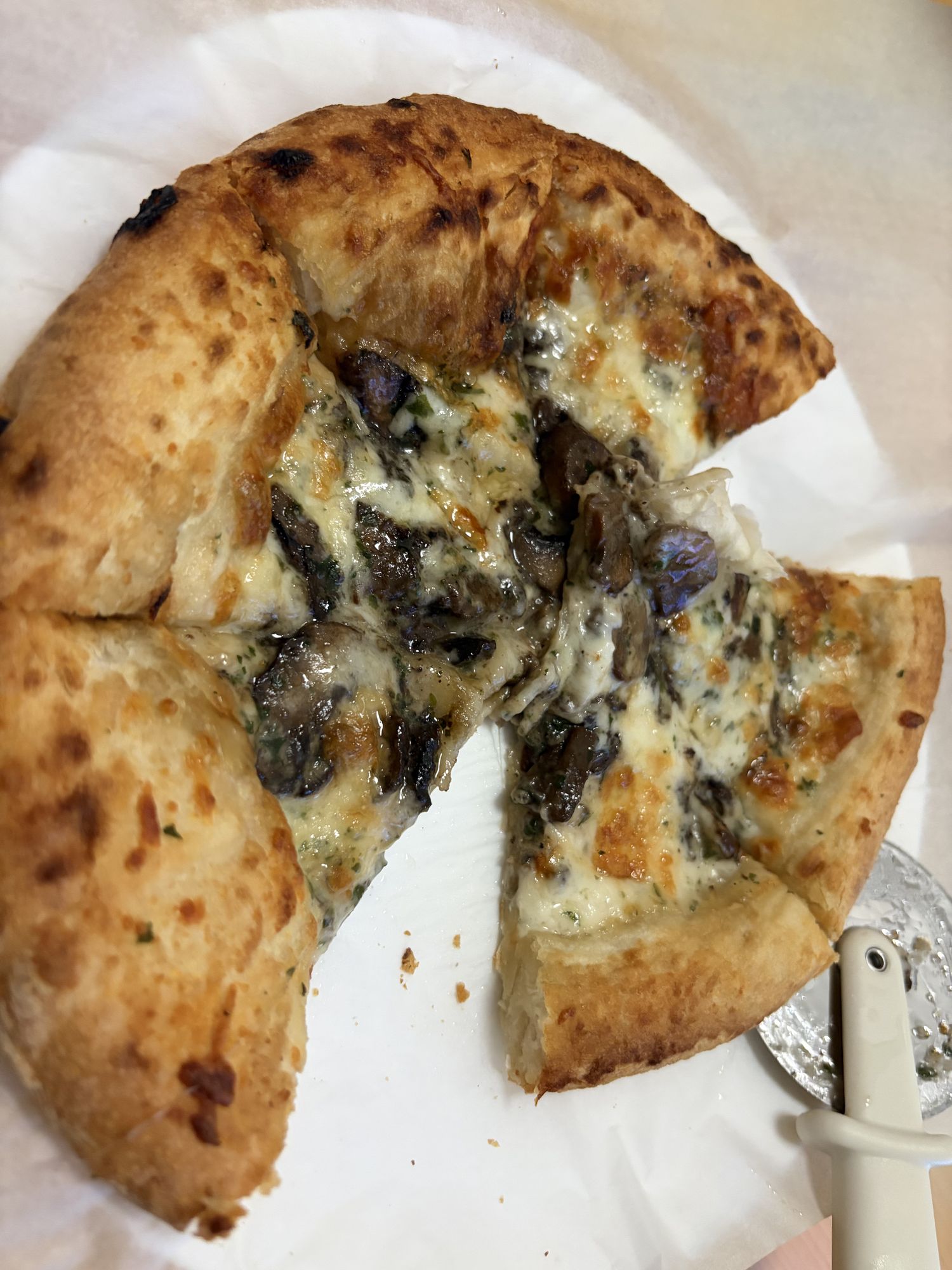 キノコとチーズの誘惑