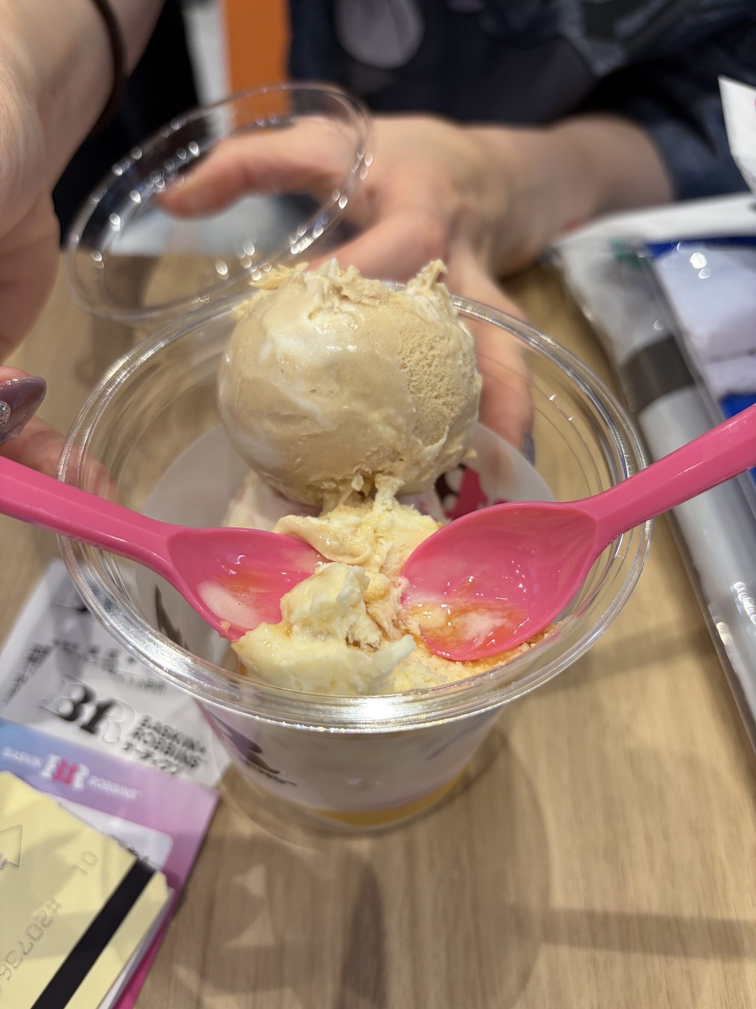 アイスと寿司と家族の時間