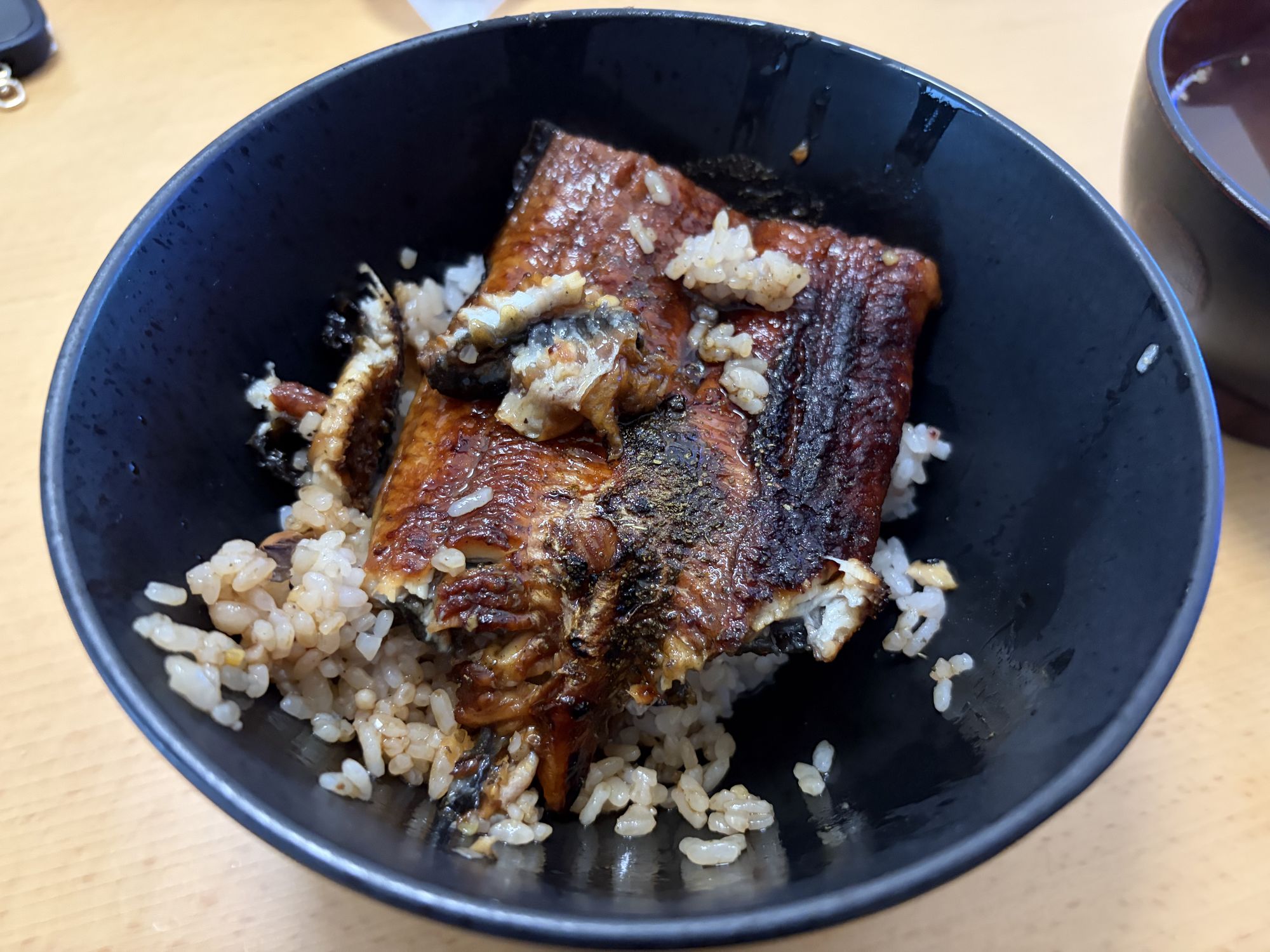 うな丼とエビフライの贅沢な一日