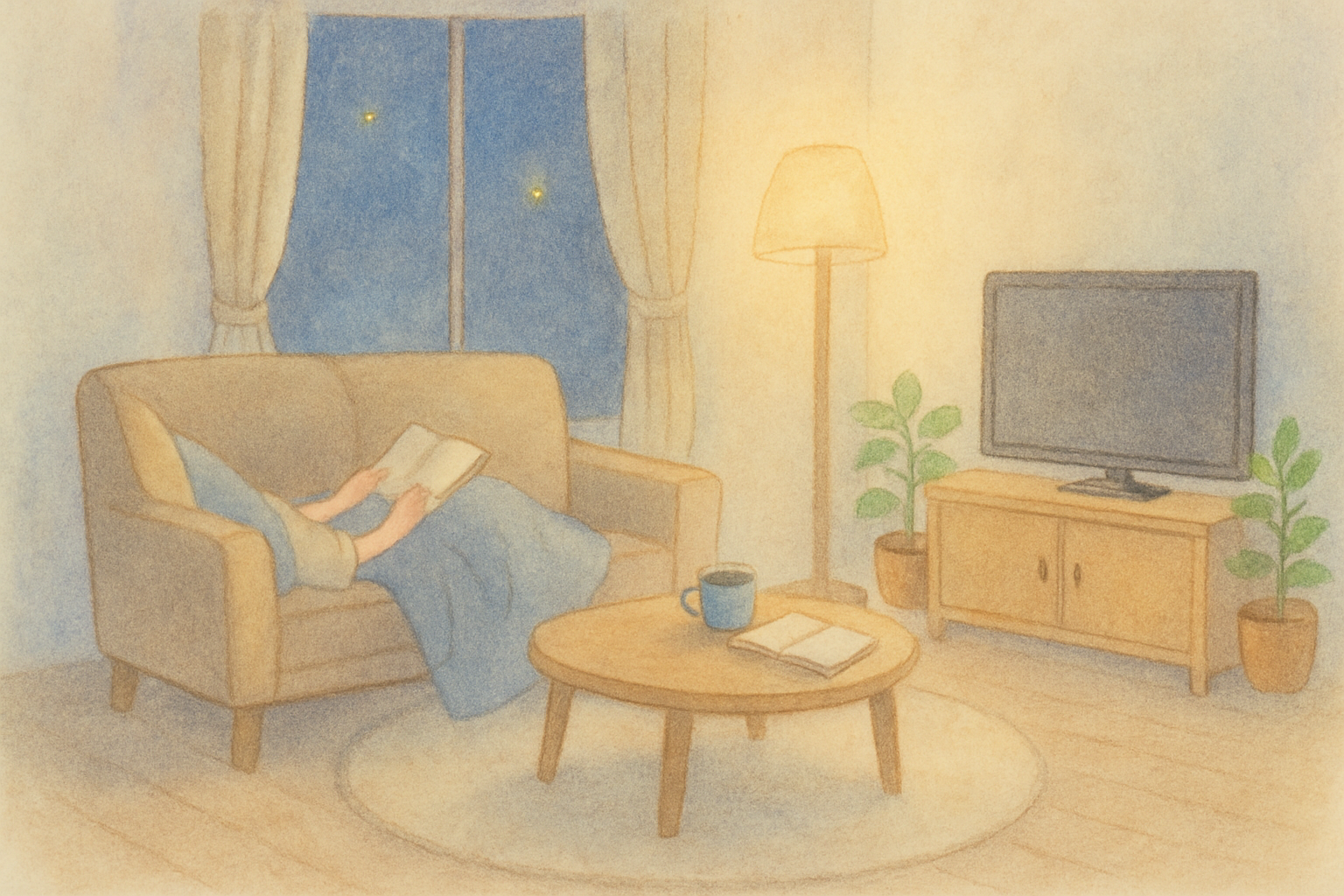 静かな夜のひととき