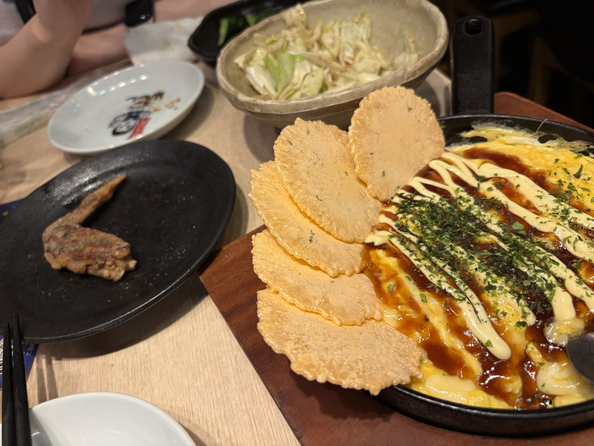 和洋折衷の晩餐