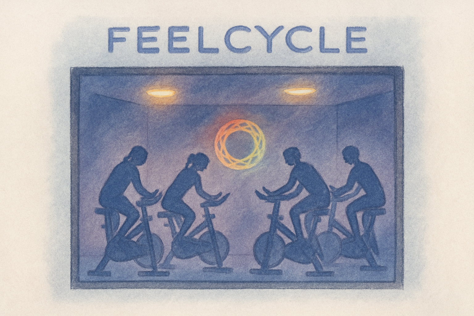 FEELCYCLEで汗を流す夜