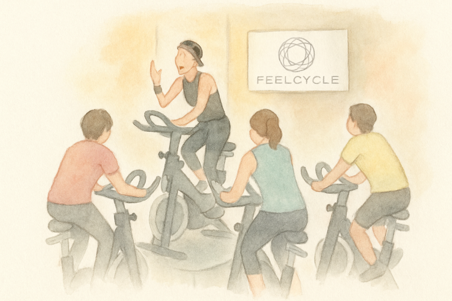 会社の後はFEELCYCLEでリフレッシュ