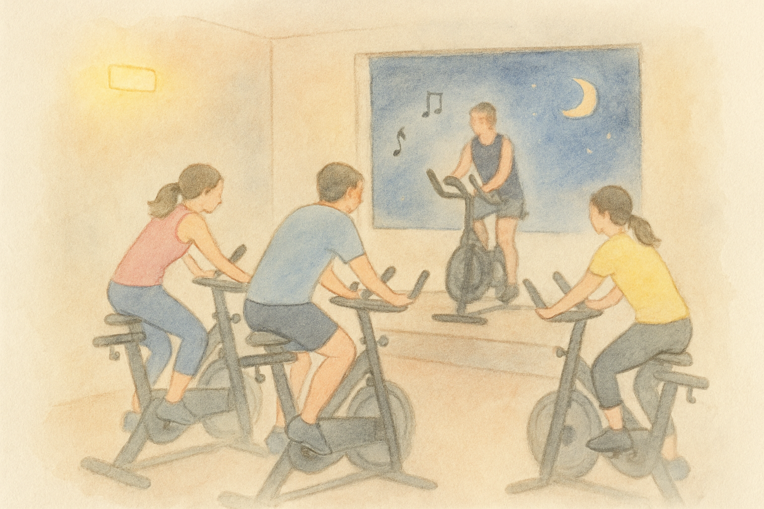 FEELCYCLEで燃え尽きた夜